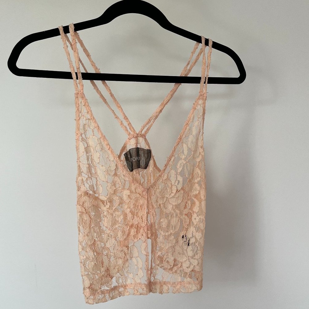 Reformation Lace Crop Top